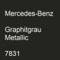 Preview: Mercedes-Benz, Graphitgrau Metallic, 7831.